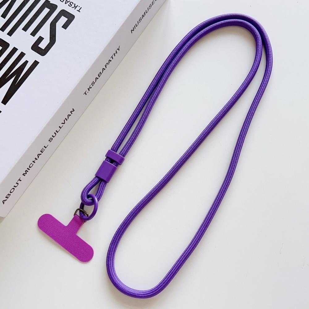 Candy Color Crossbody Colorful Long Strap for Mobile Phone Adjustable Lanyard Necklace Hanging Rope Anti-Lost Accessories