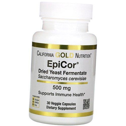 

Эпикор, Сухой дрожжевой ферментат, EpiCor 500, California Gold Nutrition (72427006) 30vcaps
