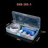 Transparent Rectangular Craft & Storage Box - Small Parts Organizer