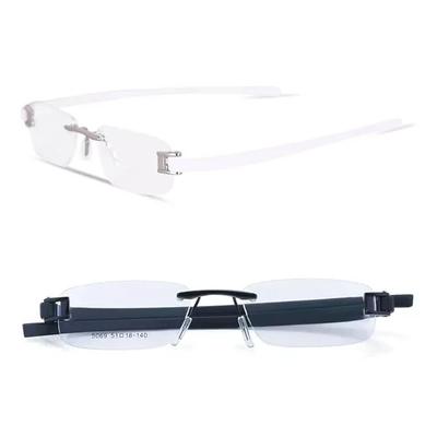 RSINC Combo Rimless Frame Eyeglasses for Unisex Black Black-Silver White Tag A1 JL156428526310