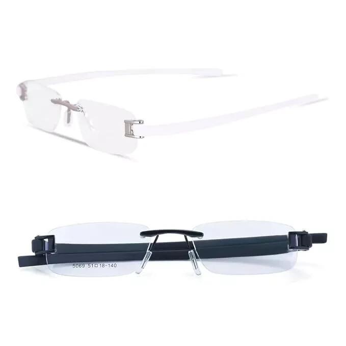 

RSINC Комбінована безобідкова оправа окулярів для унісекс Чорний Чорний-Срібний Білий Бирка A1 JL156428526310