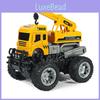 Childrens Engineering Vehicle Excavator Crane Mixer Truck With Inertial Drive For Learning And Play
