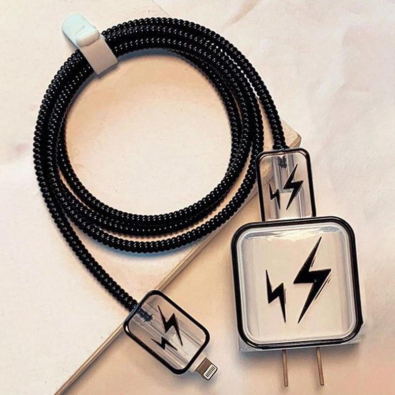 

Чехол для зарядного устройства Crayon Shin-Chan, чехол для кабеля iPhone 18 Вт/20 Вт, чехол для быстрой зарядки, защитный чехол для кабеля передачи данных