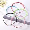 Exquisite Adjustable Wax Rope Bracelet for Wish Card Star Charm Bracelets Decor