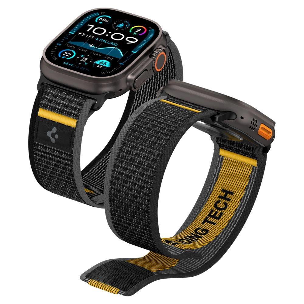 Spigen Athlex Air Armband für Apple Watch 44 / 45 / 46 / 49 mm - schwarz gray
