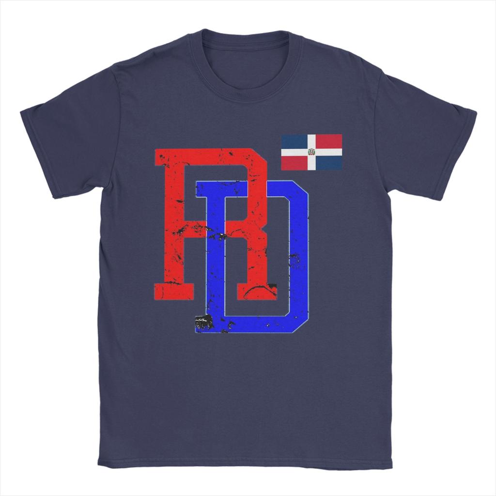 Dominican Republic RD Flag Pride TShirt for Unisex Crew Neck Cotton T Shirts Short Sleeve Tee Shirt Plus Size Clothes