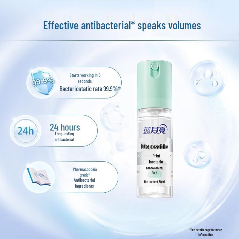 Blue Moon Rosemary Extract No-Rinse Antibacterial Hand Sanitizer