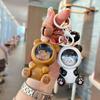 Panda & Capybara Luminous Keychain: Cute Night Light & Bag Pendant