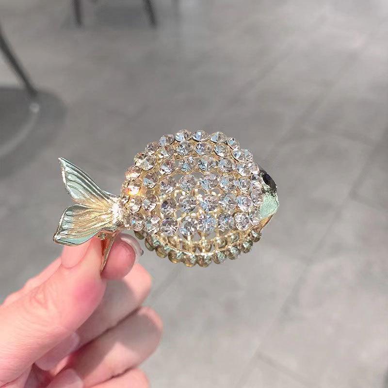 Vintage Pearl High Ponytail Clip - Anti-Sag Geometric Hairpin Holder