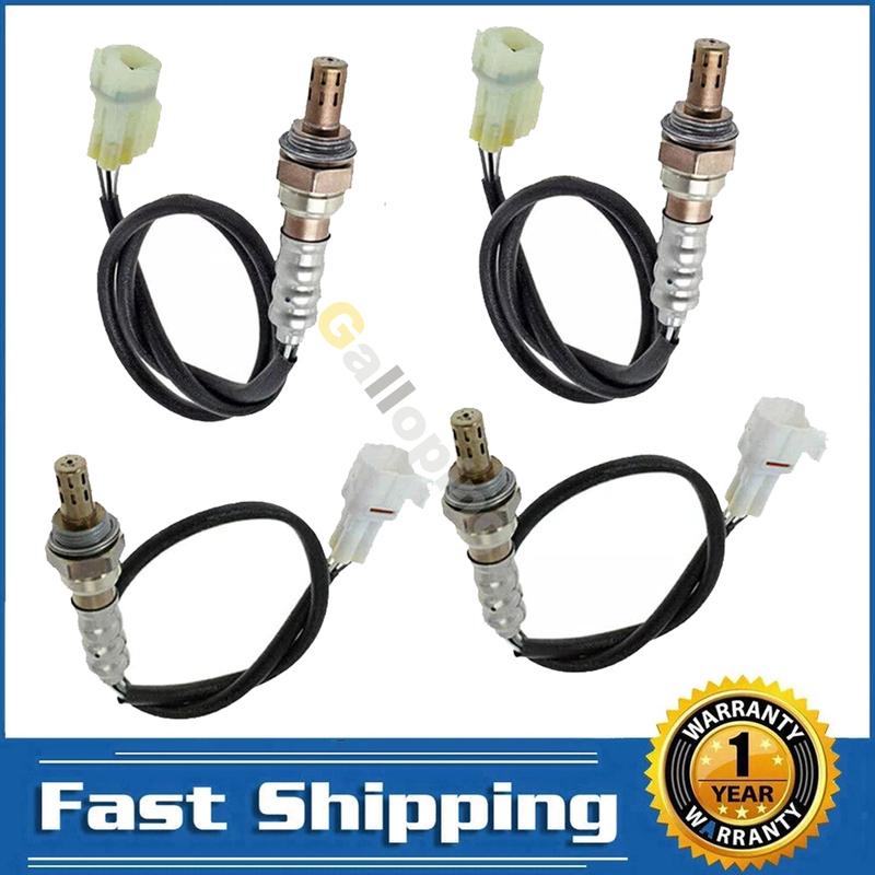 

4pcs O2 Oxygen Sensor 1 2 for 2001 2002 2003 2004 2005 Suzuki Grand Vitara 2001 2002 2003 2004 Chevrolet Tracker 2.5L Front Rear