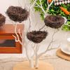 10/12/15cm Bird Nests For Crafts Handmade Bird Nest Artificial Easter Bird's Nest Bird Nest House Crafts Fake Birds Ornament
