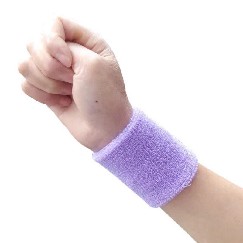 Men and Women Wrist Sweatband Tennis Sport Wristband Volleyball Gym Tennis Wrist Brace Support Sweat Band Towel Bracelet Protector