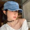 Vintage Baseball Hat Demin Cadet Cap Fashion Peaked Cap  Travel
