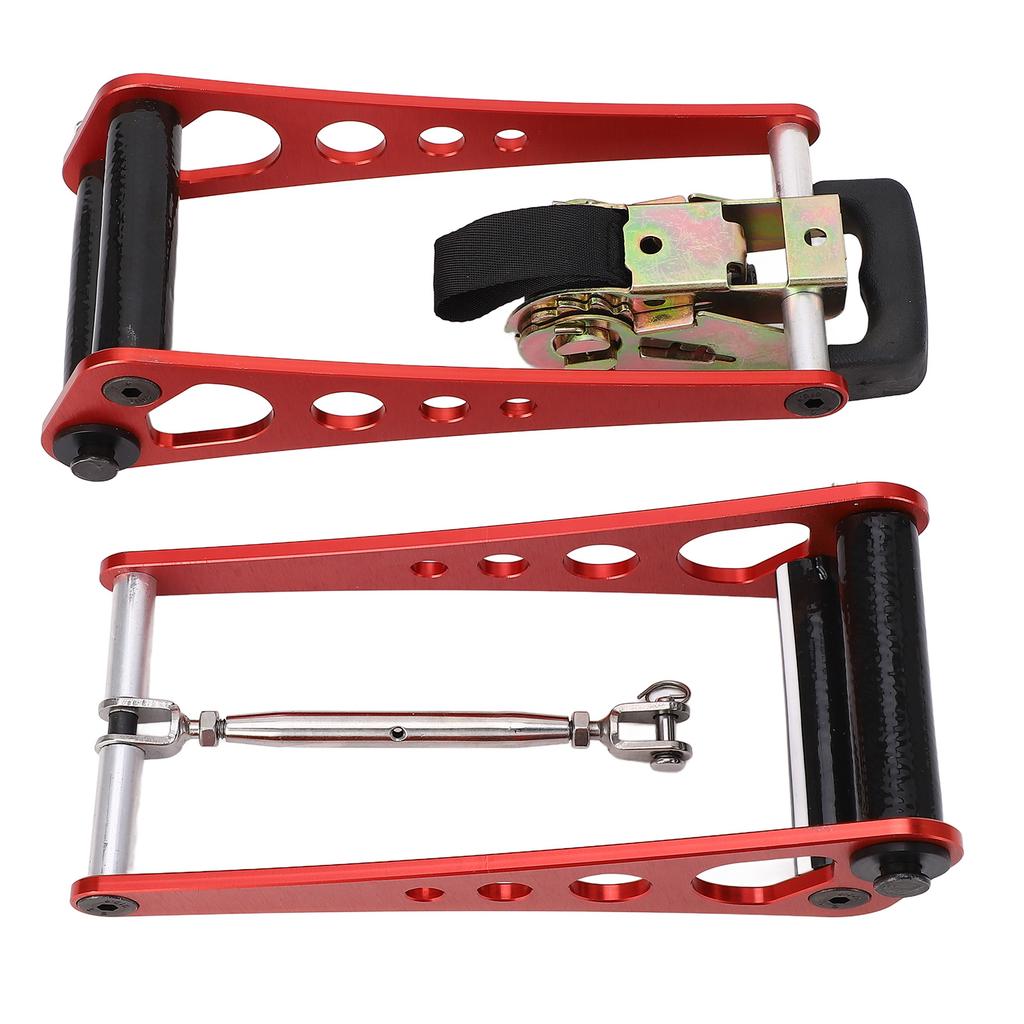 Archery Compound Bow Press Portable Hand Held Bow Accessories for Compound Bow Aluminum Alloy Red