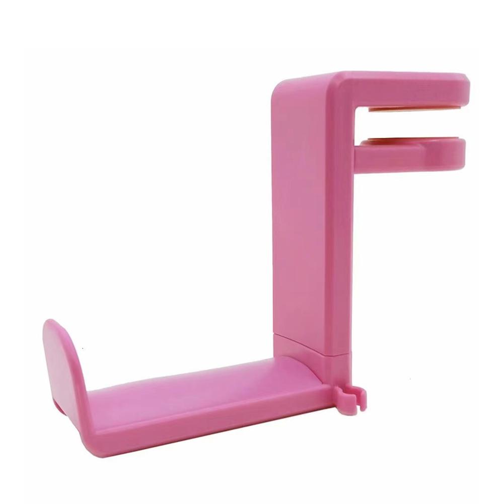 

Вращающаяся на 360 градусов подставка для наушников, настольный держатель для гарнитуры, игровая гарнитура для ПК, настольный крючок для контроллера наушников розовый