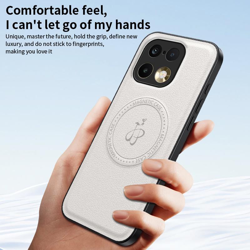 Wireless Charging Magnetic Case for Realme 16 Pro 5G 16 Pro+ Plus Protective Cover PU Leather Hard Back Shell Coque