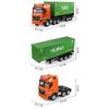 HUINA Rc Truck Alloy Remote Control Container Cars 1317 1/18 9Ch Trucks Lighting Sound Radio Controlled Electric Kids Toys Boys