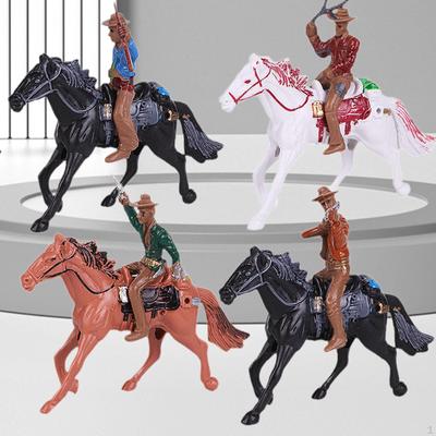 Reitfigur, Actionfigur, Hausspiele, Lernspielzeug, Western-Cowboy-Figuren für