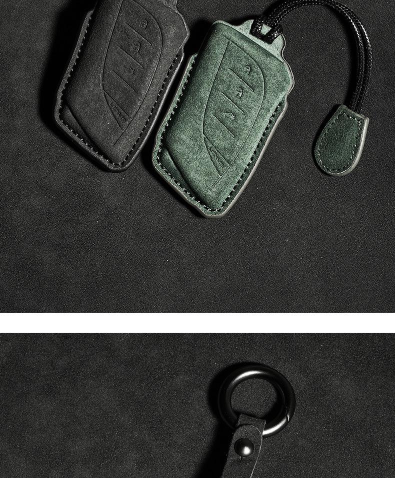 Compatible Lexus Key Case for ES200, RX300, ES300h, NX200, UX, LS - Suede Cover