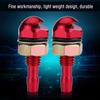 Windshield Sprayer Nozzles, 2pcs Universal Aluminum Alloy Car Auto Front Windshield Wiper Spray Jet Nozzle Replacement Kit(Red)