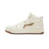 Li Ning Tianji HI Slip Resistant Cushioning Abrasion Resistant Mid Top Skateboard Shoes Women's Mother Of Pearl White AGCV340-2