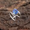 Tanzanite Gemstone 925Sterling Silver Jewelry Handmade December Birthstone Ring RR-13-6