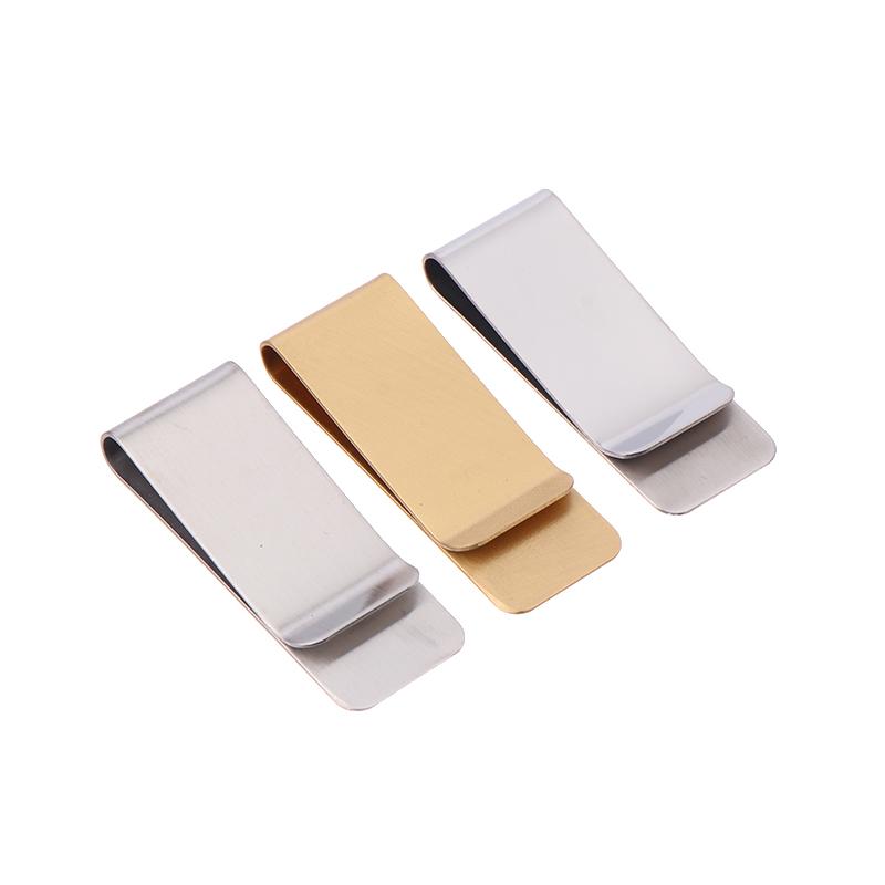 5 Piezas Clip de Dinero Metálico Delgado Simple Portátil Multifuncional Clips para Tarjetas de Visita Billetera para Hombre Soporte para Tarjetas de Visita Cartera Pinza para Efectivo
