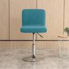 Solid Color Elastic Bar Stool Covers Polar Fleece Stretch Chair Stool Slipcovers Coffee Hotel Short Back Seat Chair Covers Home