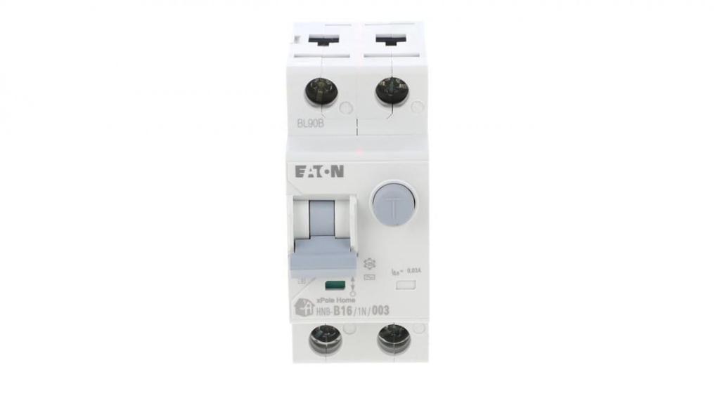Differential Circuit Breaker 2P 16A B 0.03A Type AC xPole Home HNB-B16/1N/003 195121