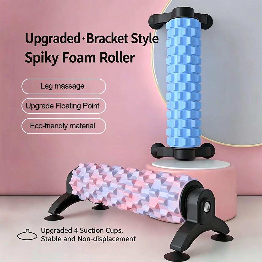 Massage Tool Solid Foam Foam Roller Suction Cup Muscle Relaxation Tool Yoga Column Massage Stick Fitness Training