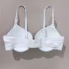 Ladies Upper Thin Lower Thick Die Cup Bra Bow Back Double-breasted Bra Breathable Shoulder Strap Comfortable Steel Rim Underwear