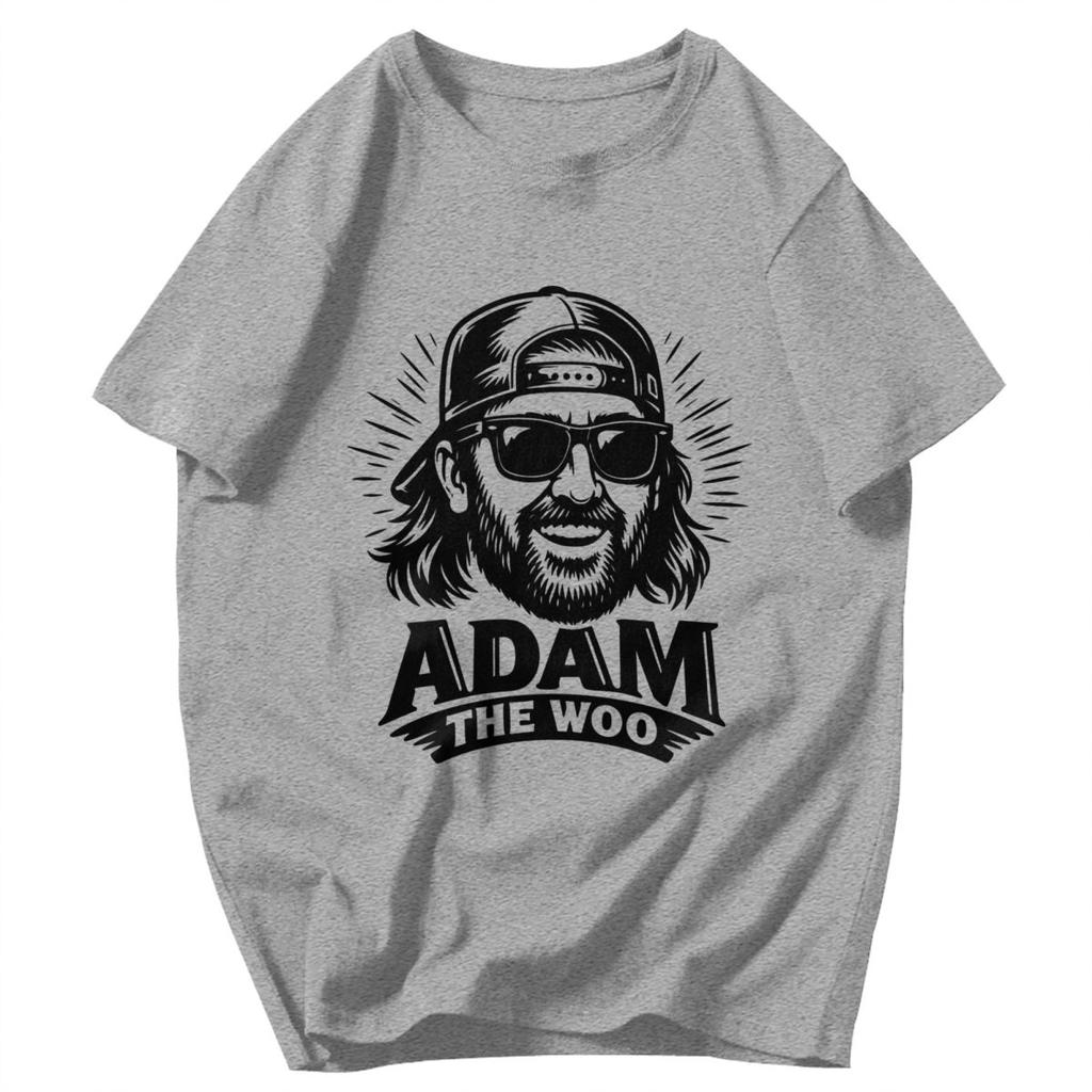 Men T Shirt Adam The Woo RIP Awesome Summer Y2K Graphic Tees Unisex Clothes T Shirts