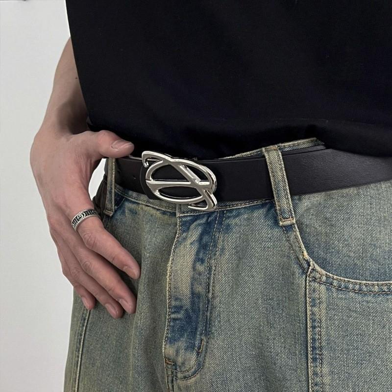 Chic Black Pu Belt For Women With Retro Style And Elegant Buckle For Jeans