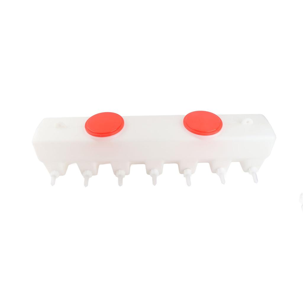9l silicone lamb drink feeder, 14 nipples, double-sided cattle milk feed with shaft valve for calves, piglets, lambs, dog, animal milk feeder, cattle