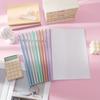 Large Capacity A4 Document Folder with Pull-Out Rod - Durable PP Material, Transparent Design for Office, School, and Home Use