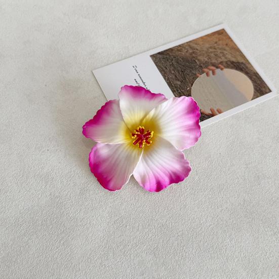 Hairpin Soft Strong Texture Lightweight Decorative Flower Hair Clip Realistic Flower Design Holiday Leisure Hair Pin