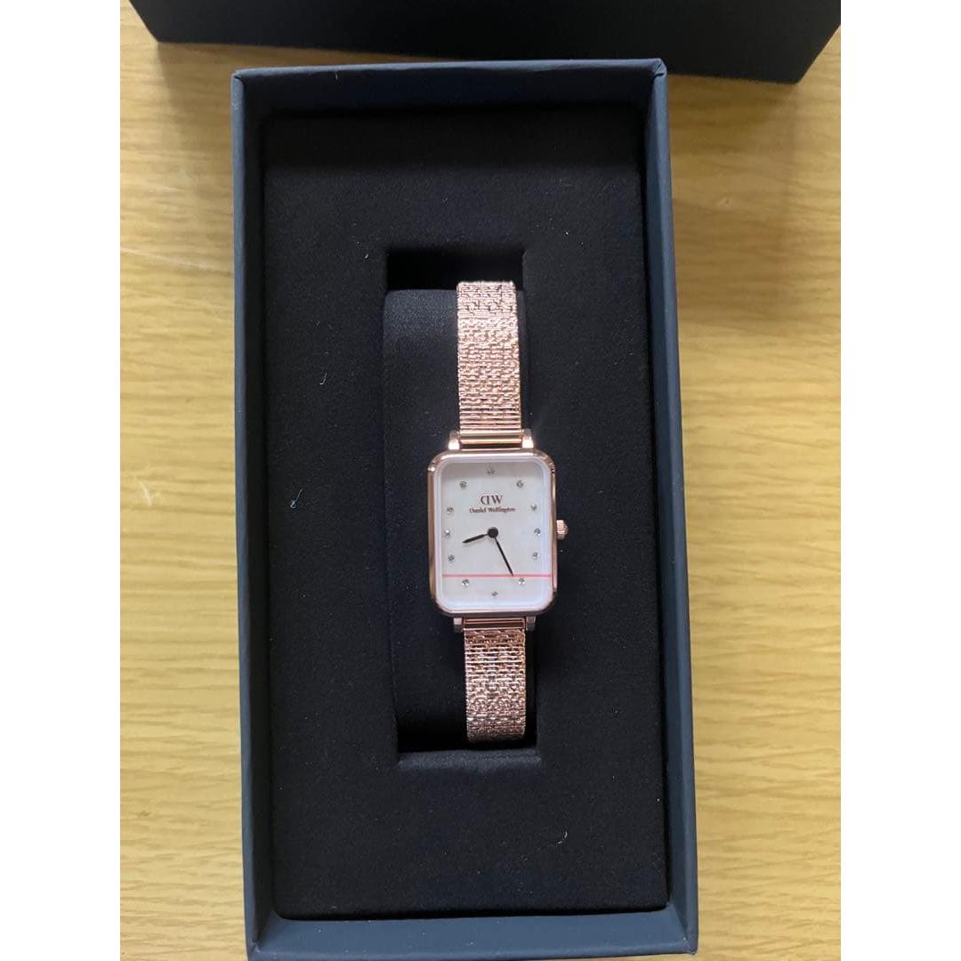 Used Daniel Wellington Square Watch Rose Gold