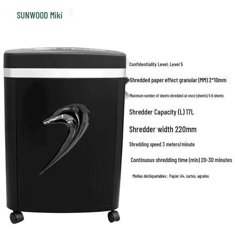 Sanmu CM101L Office Paper Shredder CN plug (adapter included)