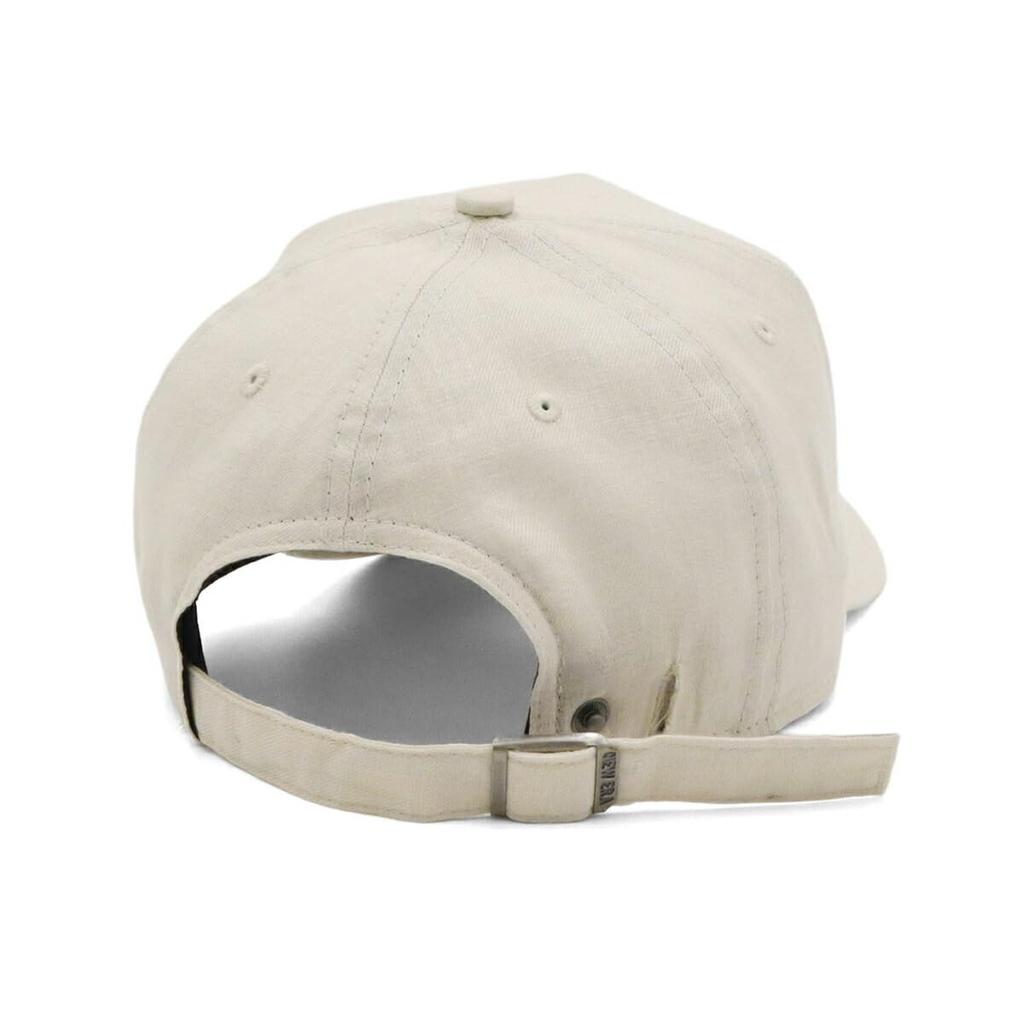 New Era 9FORTY Cap In Light Flax Cotton with Handwritten Exclusive To and 9FORTY 940 Cap with Long Visor and Perfect for Spring and Adjustable Sizes