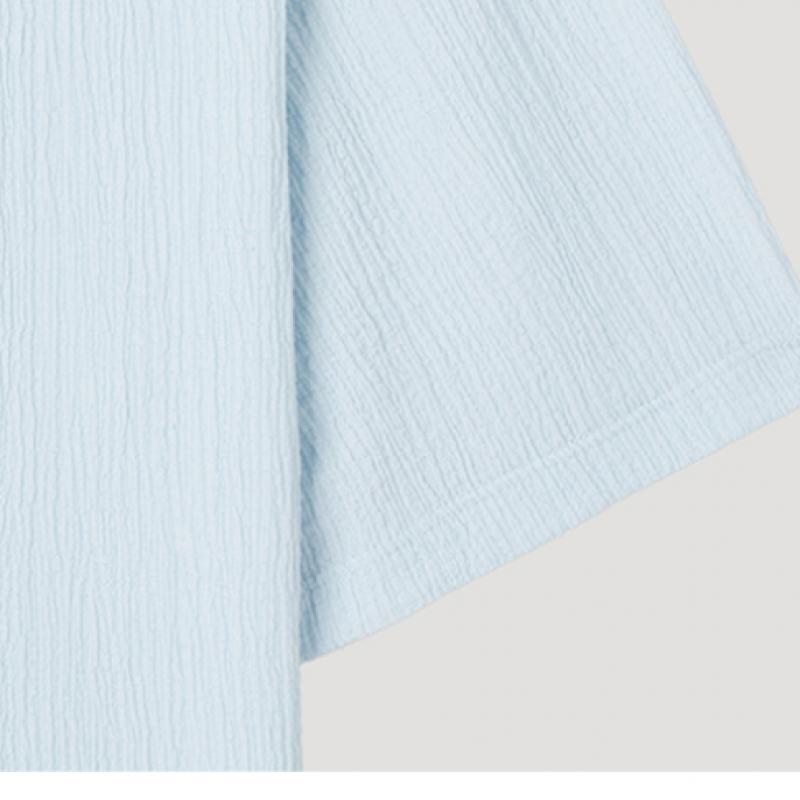 [She S miSS] Pleated Button blouSe Swwblp22170 Ll