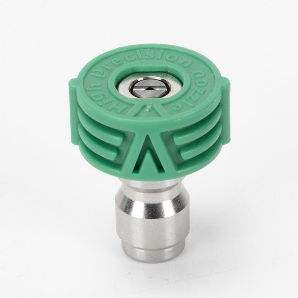 Rotating Turbo Nozzle 1/4 Quick Connect Rotary Spray Jet Tip Quick Connect Spray Head Patio 25 Degree(1.2mm)