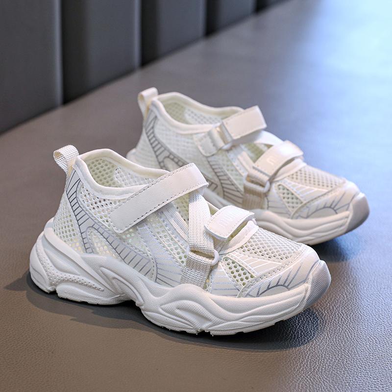Fashion Children's Sandals for Girls and Boys Soft Soles Anti slip Mesh Breathable Kids Sports Running Shoes
