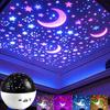 Rotating Galaxy Star Projector with Moon Light,USB Night Lamp Bluetooth Speaker for Nursery Kids Room Party Gift Room Decoration