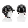 Motorrad Halbhelm mit Sonnenblende ABS Hygroskopisch Stromlinienförmig Outdoor Halbgesichtshelm für Männer