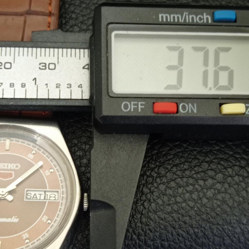 JAPAN VINTAGE SEIKO 5 AUTOMATIC 6309A MENS BROWN COLOR DIAL WATCH a701532-5 R206b-a701532