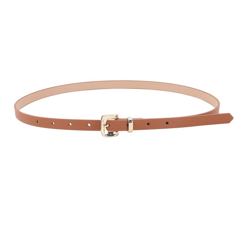 Korean Style Fashionable Sweet Thin Belt Creative Belt Simple Versatile Belt Women's Dress Jeans Belt