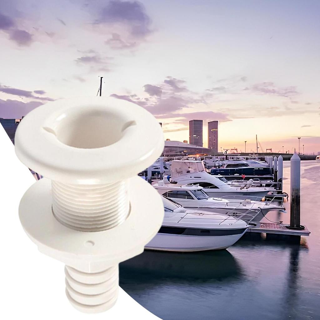 Through Hull Fittings For Boats Yacht Plumbing Fitting Straight Floor Deck Drain For Marine Kayak Boats Water Bilge Yachts