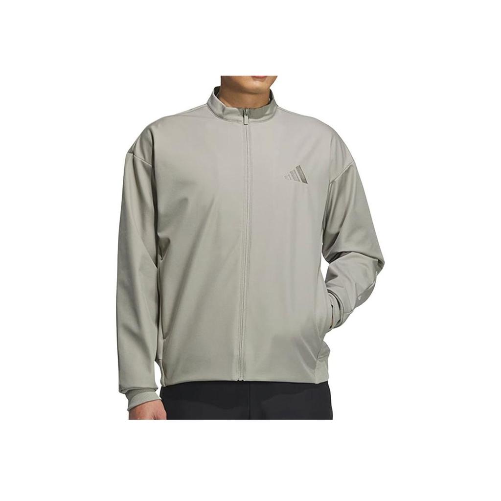 Adidas Sports Casual Fashion Versatile Long Sleeve Jacket Men Jackets Gray JY6952