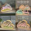 Cloud Tulip 3d Night Lamp With Diy Assembly And Usb Power For Bedroom Decor