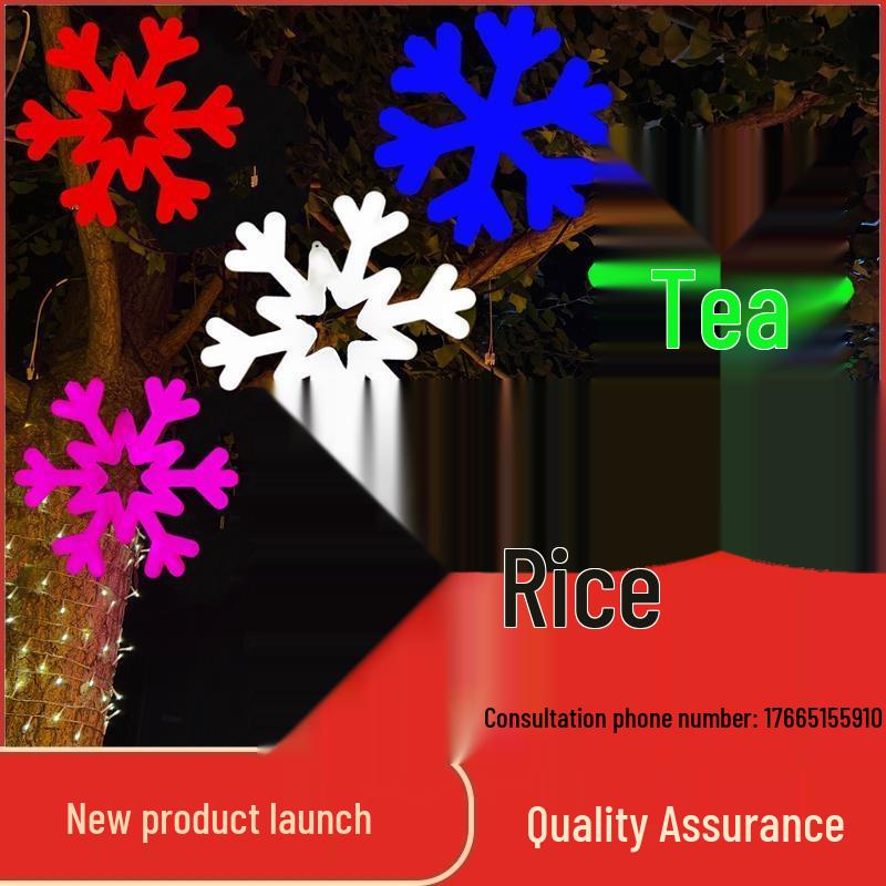 

Outdoor Waterproof LED Snowflake String Lights for Christmas and Spring Festivals - Decorative Hanging Lights for Trees and Ceilings 30CM Snowflake зелений